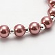 Perles de verre perles rondes s'étendent bracelets pour les enfants BJEW-JB01732-4