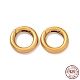 925 anillos de puerta de resorte de plata esterlina STER-D036-10AG-02-1
