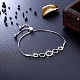 Adjustable 925 Sterling Silver Bracelets BJEW-BB32348-4