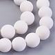 Chapelets de perles de jade blanche naturelle G-L492-01-12mm-2