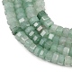 Естественный зеленый авантюрин бисер нитей&nbsp;G-G345-C28-2x4mm-4