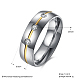 Regali di san valentino anelli per uomo in acciaio al titanio con zirconi cubici RJEW-BB16465-8-3