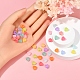 600 pièces 10 couleurs perles acryliques imitation gelée MACR-YW0001-82-6
