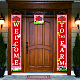 Cartello appeso in poliestere per decorazioni per il portico della porta d'ingresso dell'home office HJEW-WH0023-005-6