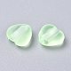 Heart Transparent PVC Plastic Cord Lock for Mouth Cover KY-D013-03G-2