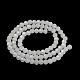 Supports de perles de verre imitation jade EGLA-A035-J4mm-D05-4