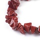 Perles naturelles jaspe rouge étirer bracelets BJEW-JB04152-05-2