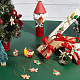 Пластиковые подвесные украшения на рождественскую тему gorgecraft HJEW-GF0001-12-7