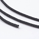 弾性コード  伸縮性のある紐  ブレスレットのための  ネックレス  ジュエリー作り  ブラック  1.2mm  約16.4~17.49ヤード（15~16m）/ロール EC-G008-1.2mm-02-3
