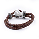 Création de bracelet avec pression en cuir AJEW-R022-10-4