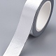 箔マスキングテープ  DIYスクラップブック装飾紙テープ  マスキングテープ  工芸品やギフト用  ソリッドカラー  銀  15mm  10 m /ロール DIY-G016-D05-1