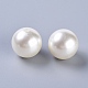 Perline rotonde in acrilico bianco perla imitazione color crema 30mm perline tonde per gioielli per bambini moda fai da te X-PACR-30D-12-2