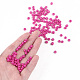 Baking Paint Glass Seed Beads SEED-US0003-4mm-K24-4