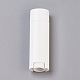 4.5g ppプラスチックdiy空の口紅容器  リップグロスチューブ  リップバームチューブ  キャップ付き  ホワイト  6.65x2x1.3~1.7cm  インナーサイズ：4.8センチメートル X-DIY-WH0095-A01-1