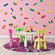 Translucent PVC Self Adhesive Wall Stickers STIC-WH0015-046-4