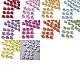 200шт 10 цвета непрозрачные акриловые бусины MACR-SZ0001-76A-1
