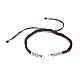 Fabbricazione di braccialetto filo di nylon regolabile AJEW-JB00513-04-1