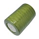 薄地オーガンジーリボン  リボンのDIY素材  黄緑  1/2インチ（12mm）  50ヤード/ロール（45.72メートル/ロール） X-RS12mmY052-1