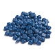 ガラスモザイクタイルカボション  工芸品用  イミテーション翡翠  正方形  ブルー  4.8x4.8x3.5mm  約200G /ボックス GLAA-G072-04C-2