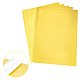 SUPERFINDINGS 100Pcs A4 Hot Stamping Foil Paper Dark Goldenrod 20.5x29.5cm Metallic Foil Paper Sheets Light Coral Toner Reactive Foil Paper for Card DIY Paper Crafts DIY-FH0003-65-2