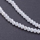 Electroplate Glass Beads Strands X-EGLA-R048-3mm-36-3
