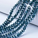 Chapelets de perles en verre électroplaqué EGLA-A034-P6mm-A14-1