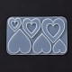 Bricolage thème de carte à jouer pendentifs moules en silicone DIY-C076-01C-4