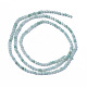 Chapelets de perles en amazonite naturelle G-F596-01-2mm-2