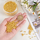 OLYCRAFT 2400pcs 4mm Golden Pearl Beads No Hole Loose ABS Plastic Pearl Beads Resin Filling Material Pearl Beads for Resin Crafting OACR-OC0001-09G-3