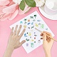 CRASPIRE Summer Beach Clear Rubber Stamps Travel Reusable Silicone Coconut Holiday Transparent Seals Stamp for Journaling Card Making Friends DIY Scrapbooking Photo Frame Album Decor 6.3 x 4.3inch DIY-WH0439-0021-4