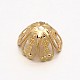 6-Petal Brass Bead Caps KK-O077-02-1