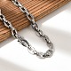Браслеты из нержавеющей стали 304 с цепочками для мужчин и женщин BJEW-D042-26P-2