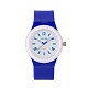 304 relojes de pulsera de cuarzo de silicona de acero inoxidable para niños WACH-N016-06-1