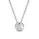 Ожерелье Shegrace из стерлингового серебра 925 пробы с родиевым покрытием простого дизайна JN461A-1