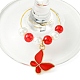 Alloy Enamel Butterfly Wine Glass Charms AJEW-JO00235-3