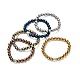 Synthetic Hematite Bracelet for Men Women BJEW-JB06698-1