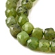 Natürliche kanadische Jade Perlen Stränge&nbsp;G-G259-C03-4x4mm-4
