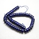 Natural Lapis Lazuli Column Beads Strands G-L168-02-2