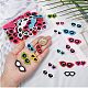 SUNNYCLUE 60Pcs 2 Styles Opaque Resin Cabochons CRES-SC0002-60-3