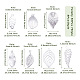 Bijoux pandahall 56pcs 7 style 304 pendentifs en acier inoxydable STAS-PJ0001-20-4