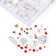 Kit de búsqueda para hacer joyas con cuentas acrílicas y abs de 24 estilo DIY DIY-NB0012-02F-3