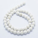 Brins de perles de pierre de lave synthétique G-F549-10mm-B14-3