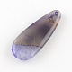 Dyed Teardrop Natural Crackle Agate Big Pendants G-R275-246-2