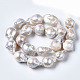 Fili di perle di keshi di perle barocche naturali A22R9011-01-3