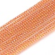 Chapelets de perles en verre électroplaqué EGLA-I013-2mm-FR01-1
