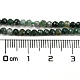 Chapelets de perles en agate mousse naturelle X-G-K020-3mm-32-3