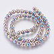 Electroplated Non-magnetic Synthetic Hematite Bead Strand G-E495-04F-2