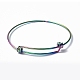 Placage ionique (ip) réglable 304 fabrication de bracelets en acier inoxydable MAK-F286-01MC-2