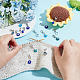 AHANDMAKER 14Pcs Evil Eye Stitch Markers for Crocheting HJEW-AB00296-3