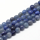 Chapelets de perles en aventurine bleue naturelle G-R445-8x10-27-1